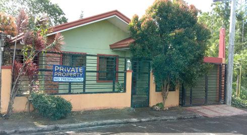 House & Lot in Lot 1 (PCS-045624-009112), Block 11, Del Pilar St., Ciudad Maharlika Subd., Brgy. Iyam / Isabang, Lucena City, Quezon - Foreclosed Property