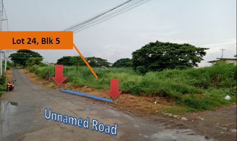Vacant Lot in Lot 24, Block 5, GC Berberabe Subdivision, Brgy. Pallocan East, Batangas City, Batangas - Foreclosed Property