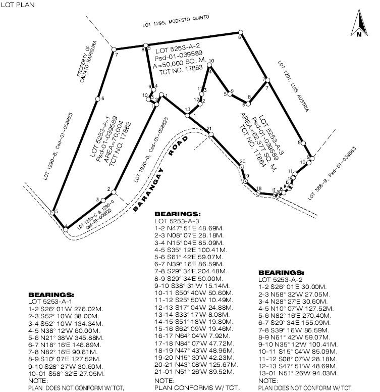 Agricultural in Lot 5253-A-2, Brgy. Road, Brgy. Bolaoen, Sual, Pangasinan - Foreclosed Property