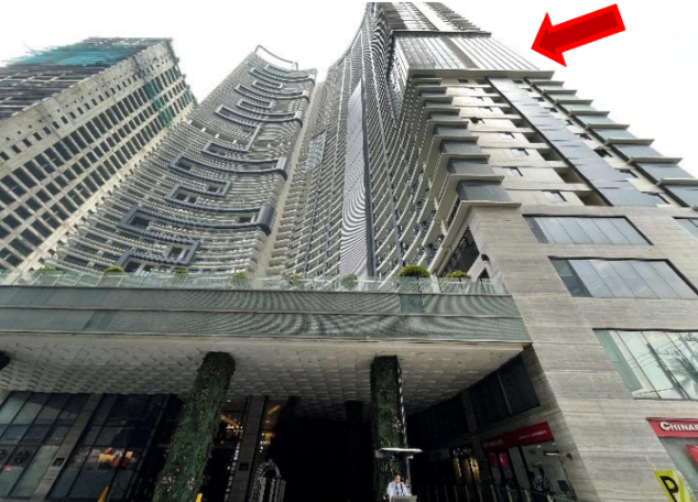 Condominium in Unit No. KB-6124, 61st Floor, and Storage Slot No. 7, Basement Level 4, Knightsbridge Residences Condominium, Century City Drive corner B. Valdez Street, Century City, Barangay Poblacion, Makati City, Metropolitan - Foreclosed Property